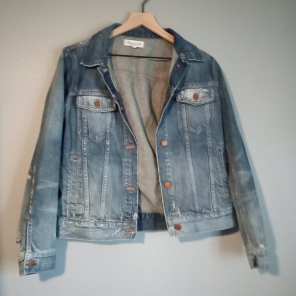 Madewell Stressed Jean Jacket